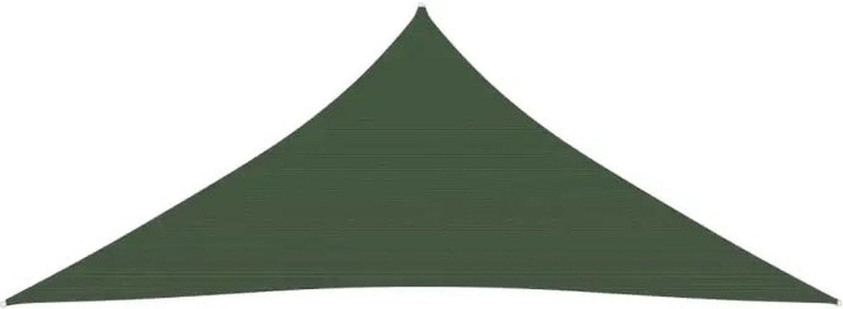 Vidaxl Zonnezeil 160 G/m² 5x6x6 M Hdpe Donker - Groen