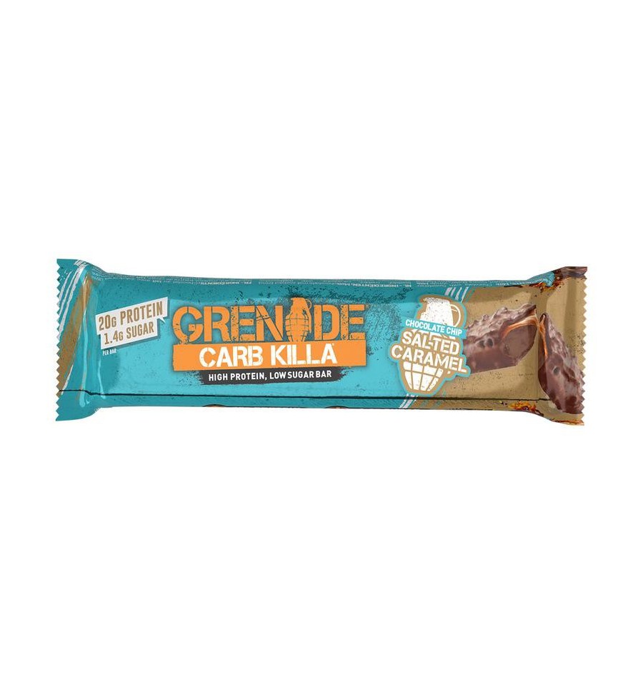 Grenade High proteine reep chocolate chip salted caramel