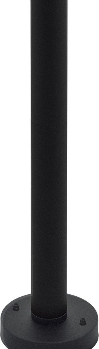 EGLO Buitenverlichting - Tuinpaal Alamonte-glas - Zwart