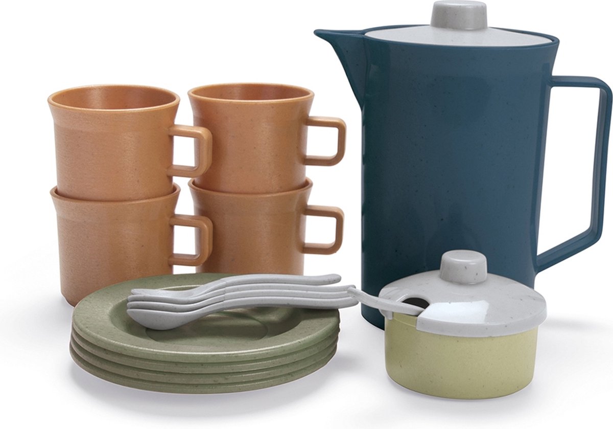 Dantoy - Koffieset - Uit Bioplastic - 17-delig