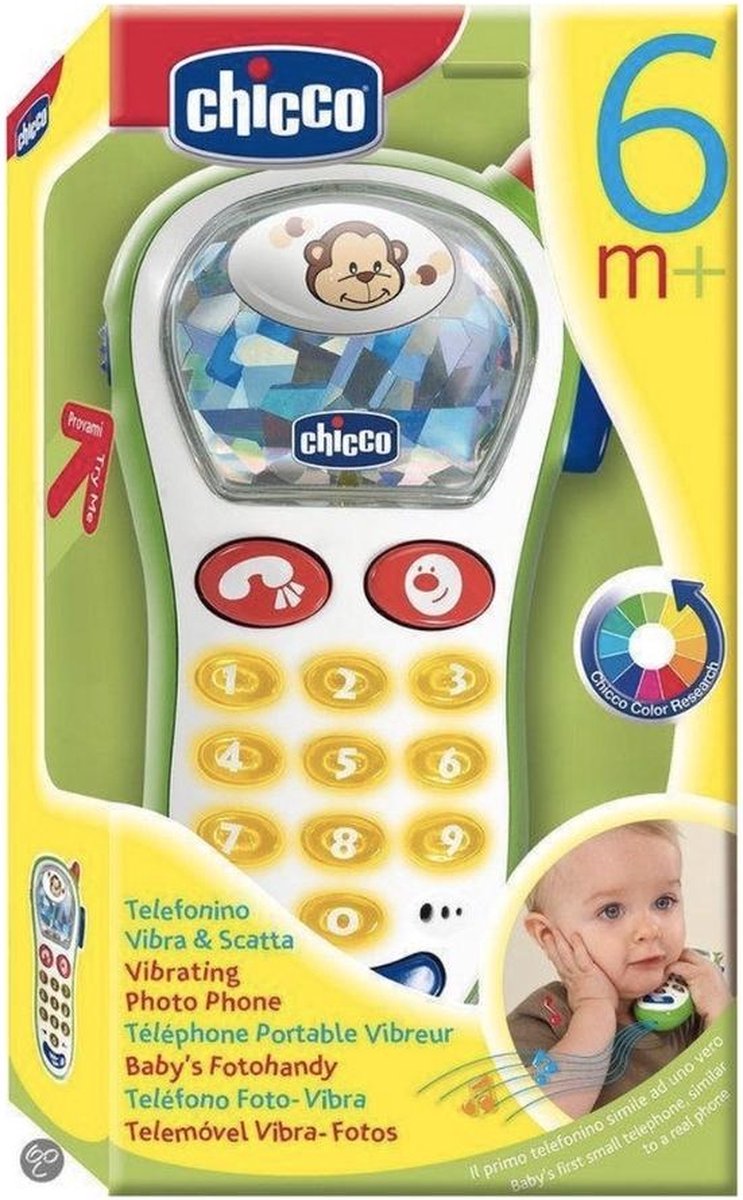 Chicco - Rammelaar - Baby Fototelefoon