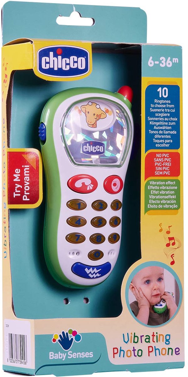 Chicco - Rammelaar - Baby Fototelefoon