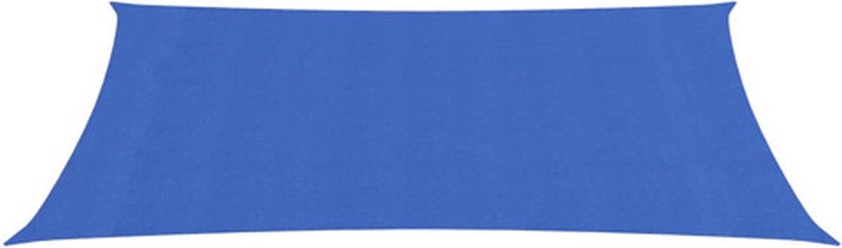Vidaxl Zonnezeil 160 G/m² 2x5 M Hdpe - Blauw