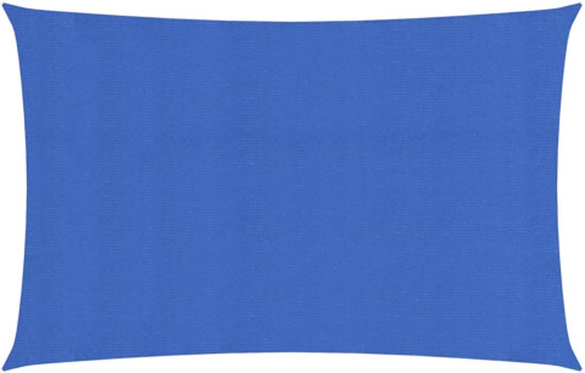 Vidaxl Zonnezeil 160 G/m² 2x5 M Hdpe - Blauw