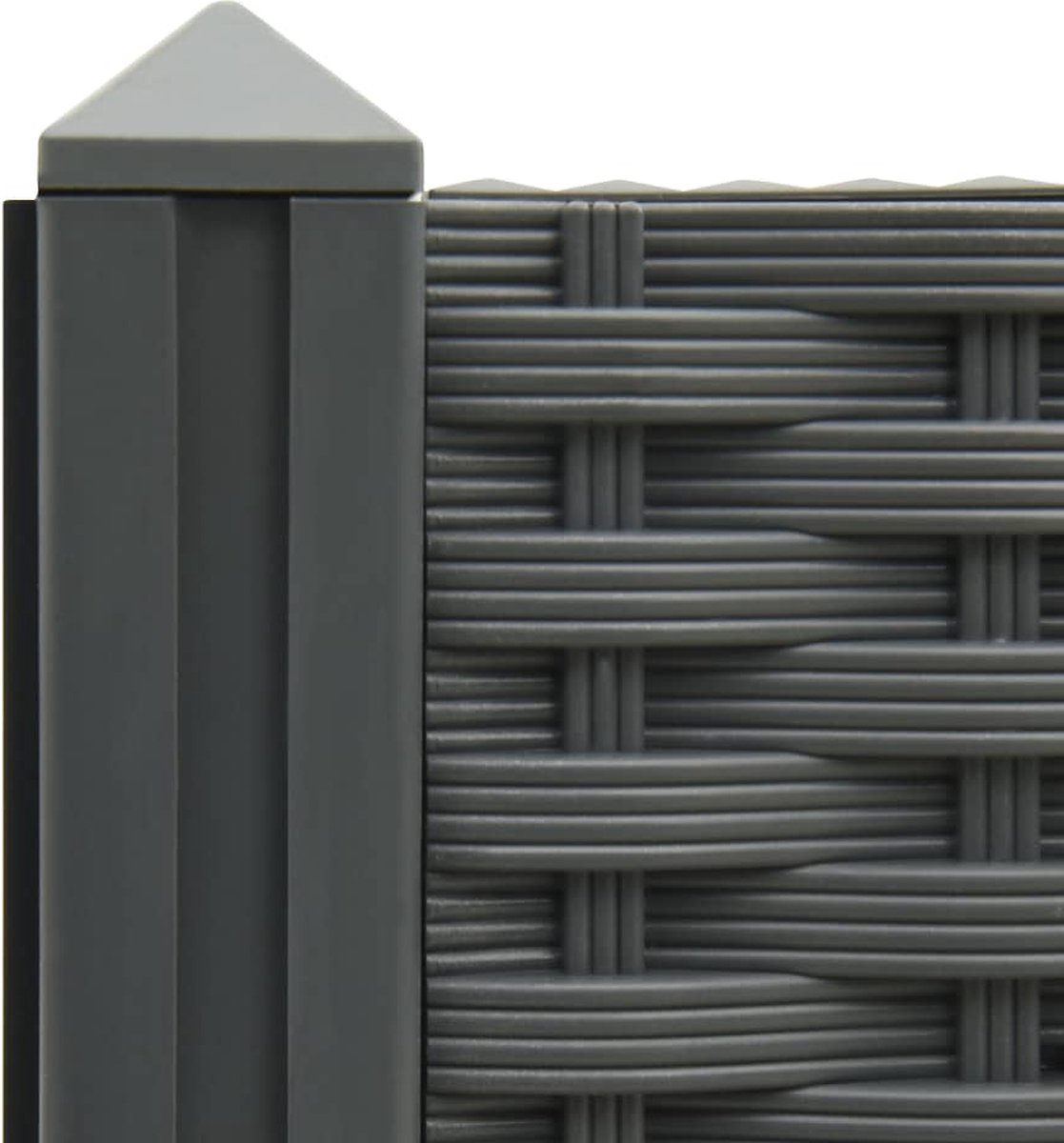 Vidaxl Plantenbak Verhoogd 160x40x71 Cm Polypropyleen - Grijs