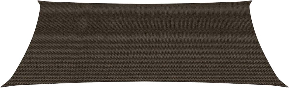 Vidaxl Zonnezeil 160 G/m² 2x4,5 M Hdpe - Bruin