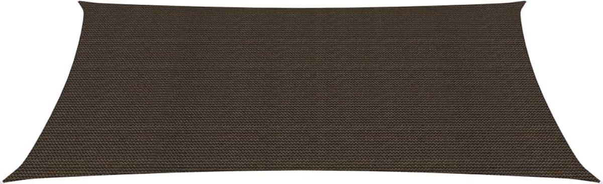 Vidaxl Zonnezeil 160 G/m² 2x4,5 M Hdpe - Bruin