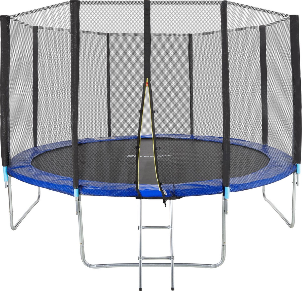 Tectake - Trampoline Garfunky - Met Veiligheidsnet - 366 Cm - 403519 - Zwart