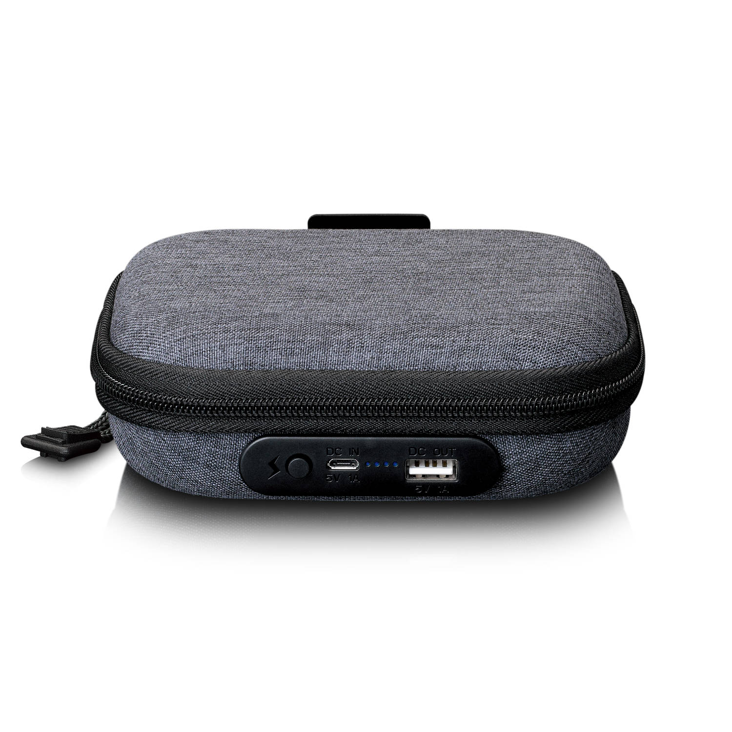 Lenco Case Met Ingebouwde Powerbank Pbc-20gy - Grijs