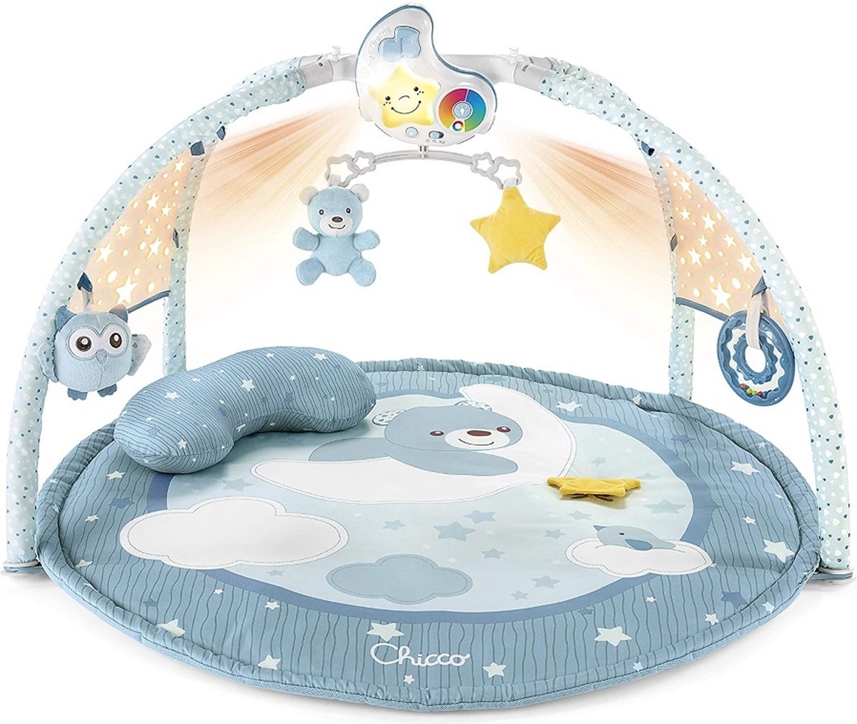 Chicco - Speelkleed - Babygym Kleurenplezier - Blauw - Roze