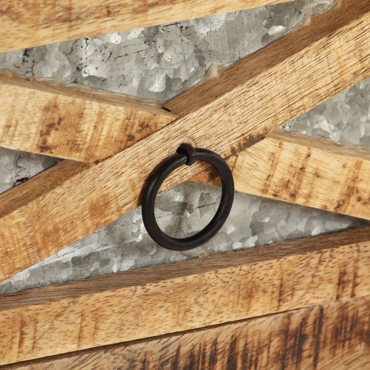 Vidaxl Wandtafel 110x30x76 Cm Massief Mangohout - Bruin