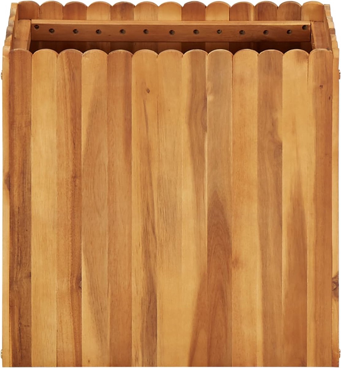 Vidaxl Plantenbak Verhoogd 50x30x50 Cm Massief Acaciahout - Bruin