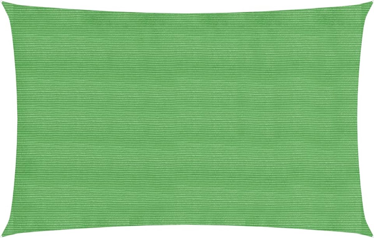 Vidaxl Zonnezeil 160 G/m² 2x5 M Hdpe Licht - Groen