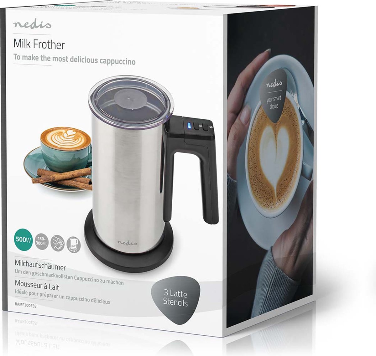 Nedis Kamf300ess Melkopschuimer 0,15 Liter