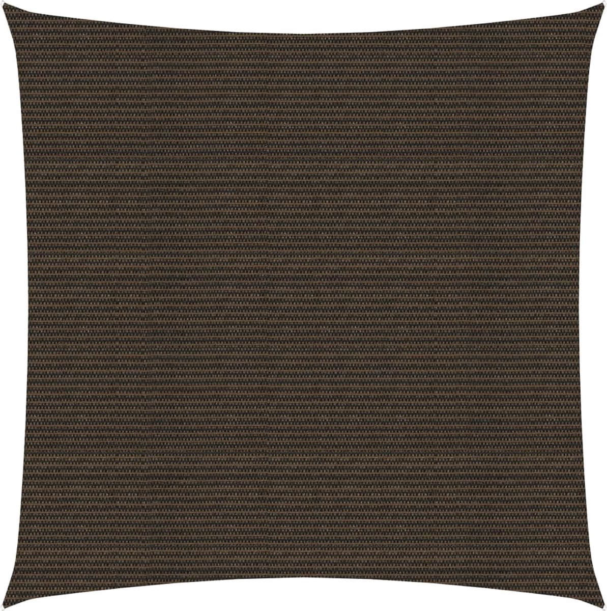 Vidaxl Zonnezeil 160 G/m² 4x4 M Hdpe - Bruin