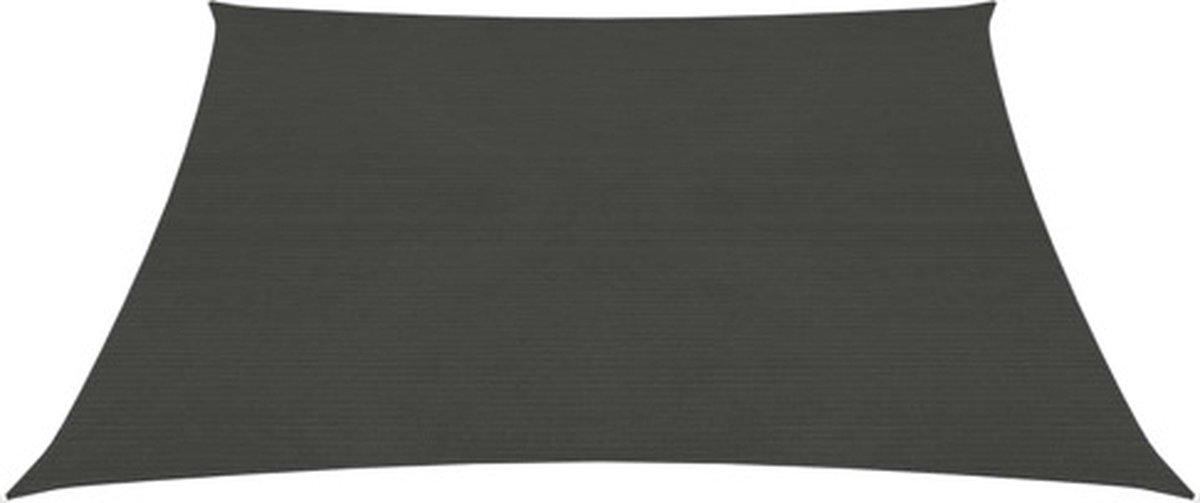 Vidaxl Zonnezeil 160 G/m² 3x3 M Hdpe Antracietkleurig
