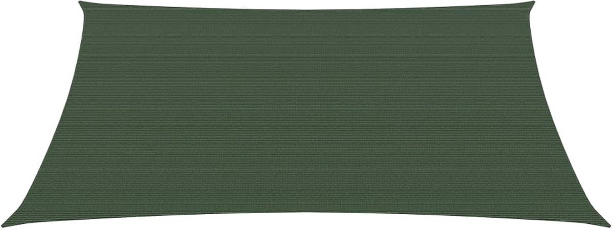 Vidaxl Zonnezeil 160 G/m² 3/4x2 M Hdpe Donker - Groen