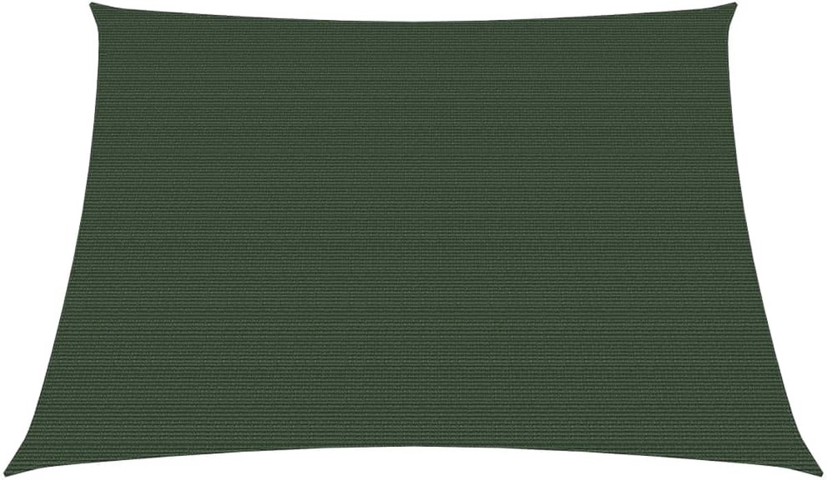 Vidaxl Zonnezeil 160 G/m² 3/4x2 M Hdpe Donker - Groen