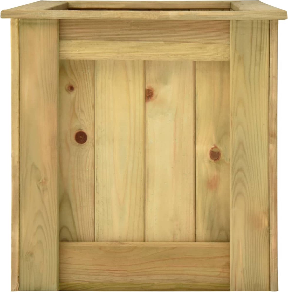 Vidaxl Plantenbak Verhoogd 100x50x50 Cm Ge??mpregneerd Grenenhout - Bruin