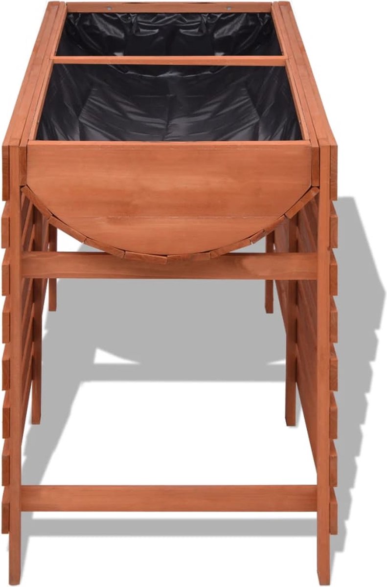 Vidaxl Plantenbak 100x50x71 Cm Hout - Bruin