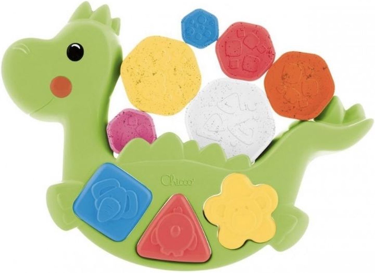 Chicco - Puzzel / Vormenstoof - Dino