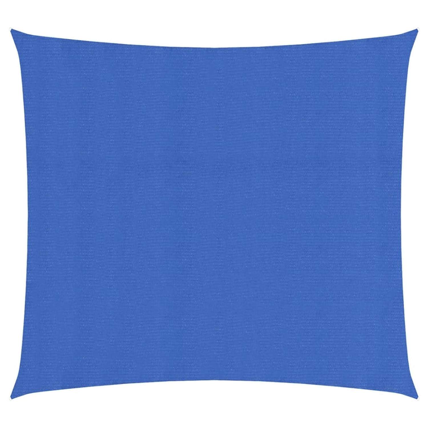 Vidaxl Zonnezeil 160 G/m² 2,5x2,5 M Hdpe - Blauw