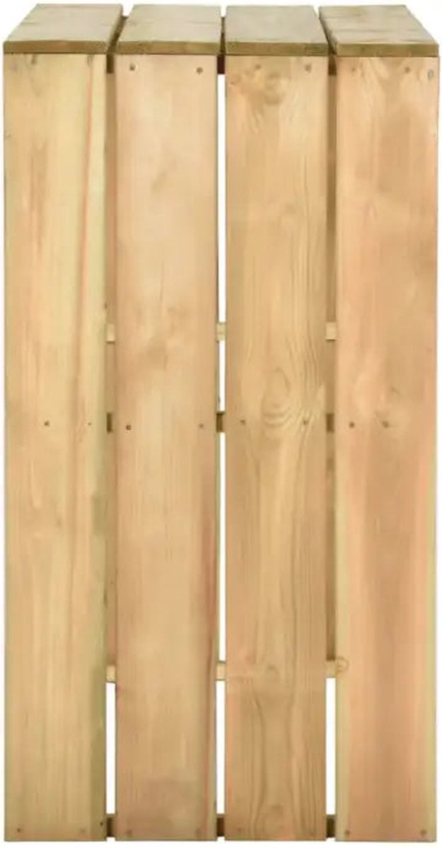 Vidaxl Bartafel 100x60x110 Cm Ge??mpregneerd Grenenhout - Bruin