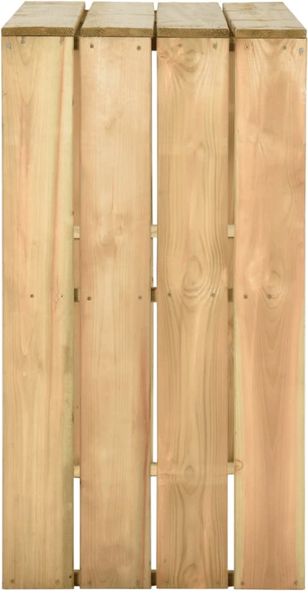 Vidaxl Bartafel 100x60x110 Cm Ge??mpregneerd Grenenhout - Bruin