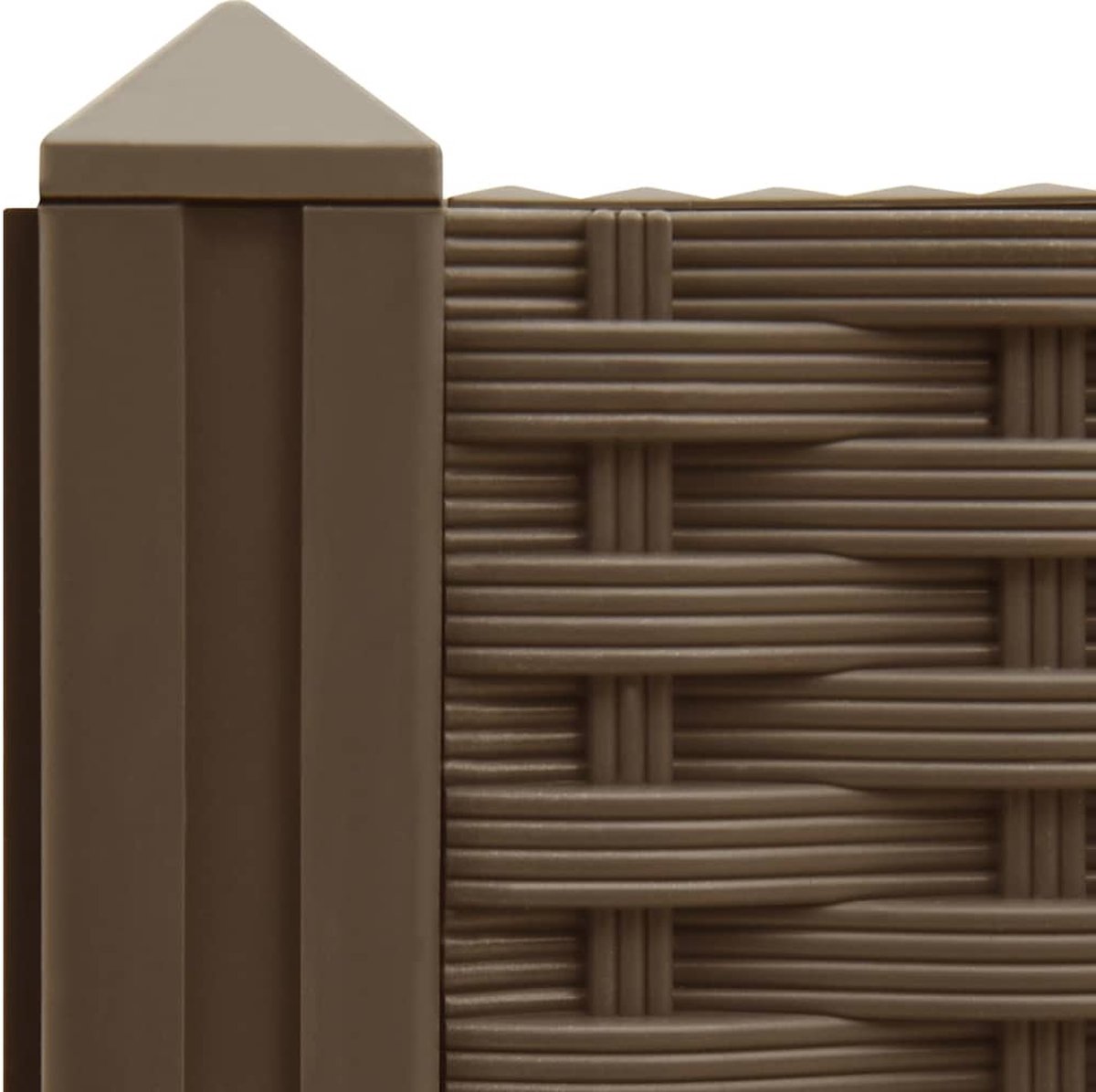 Vidaxl Plantenbak Verhoogd 120x40x71 Cm Polypropyleen - Bruin