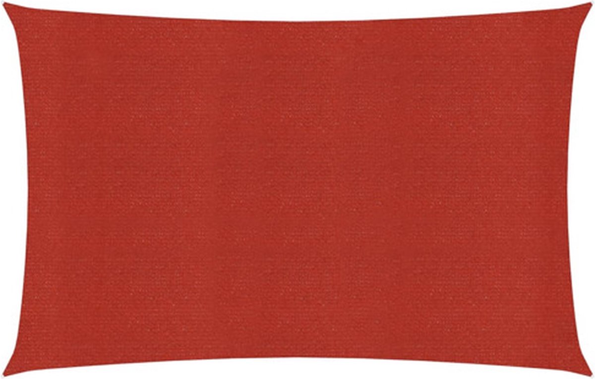 Vidaxl Zonnezeil 160 G/m² 2x4,5 M Hdpe - Rojo