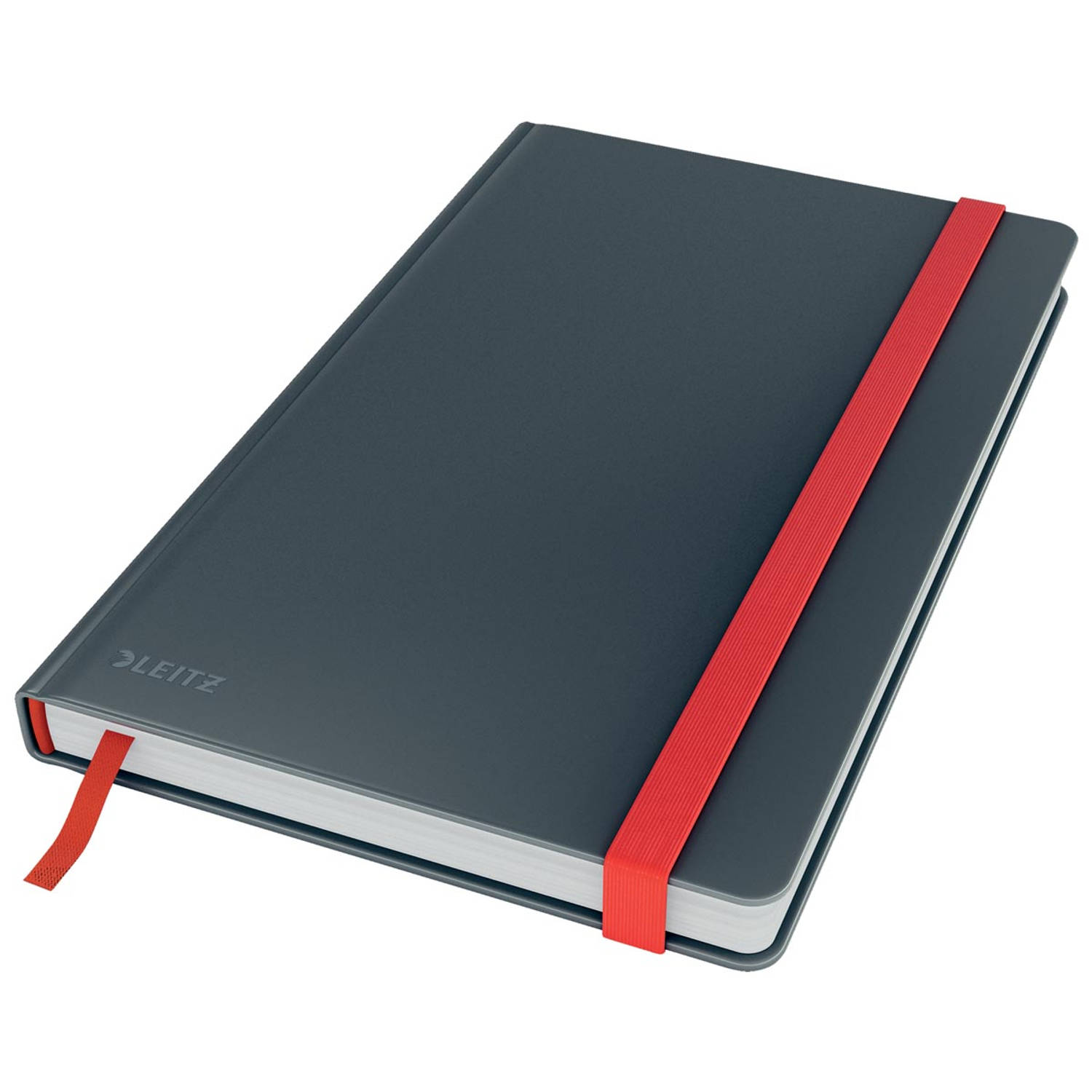 Leitz Cosy Notitieboek Met Harde Kaft, Voor Ft A5, Geruit, Grijs