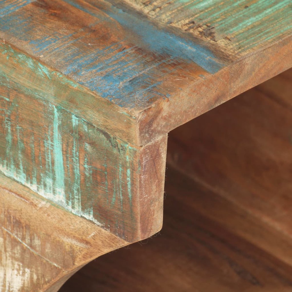 Vidaxl Wandfietsenrek 35x25x25 Cm Massief Gerecycled Hout