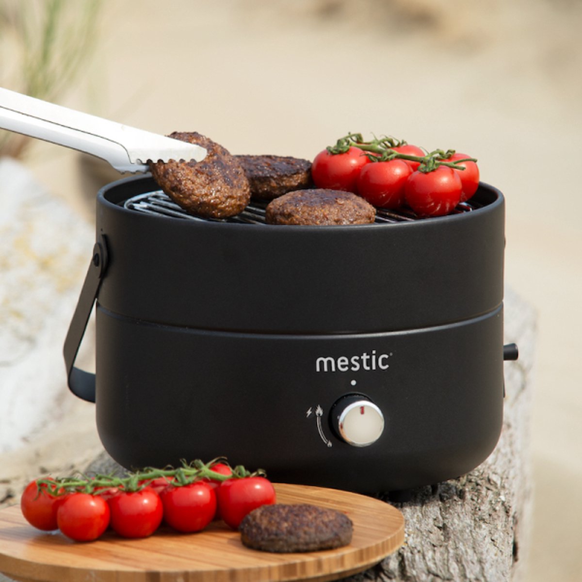 Mestic Gasbarbecue Mb-100 Mini Chef Draagbaar 2500 W - Zwart