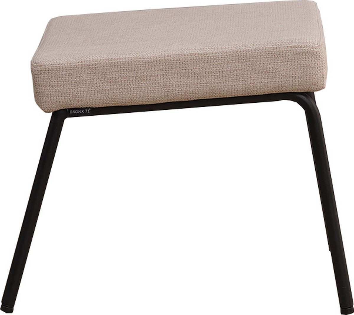 Bronx71 Hocker Espen Gerecyclede Stof. - Beige