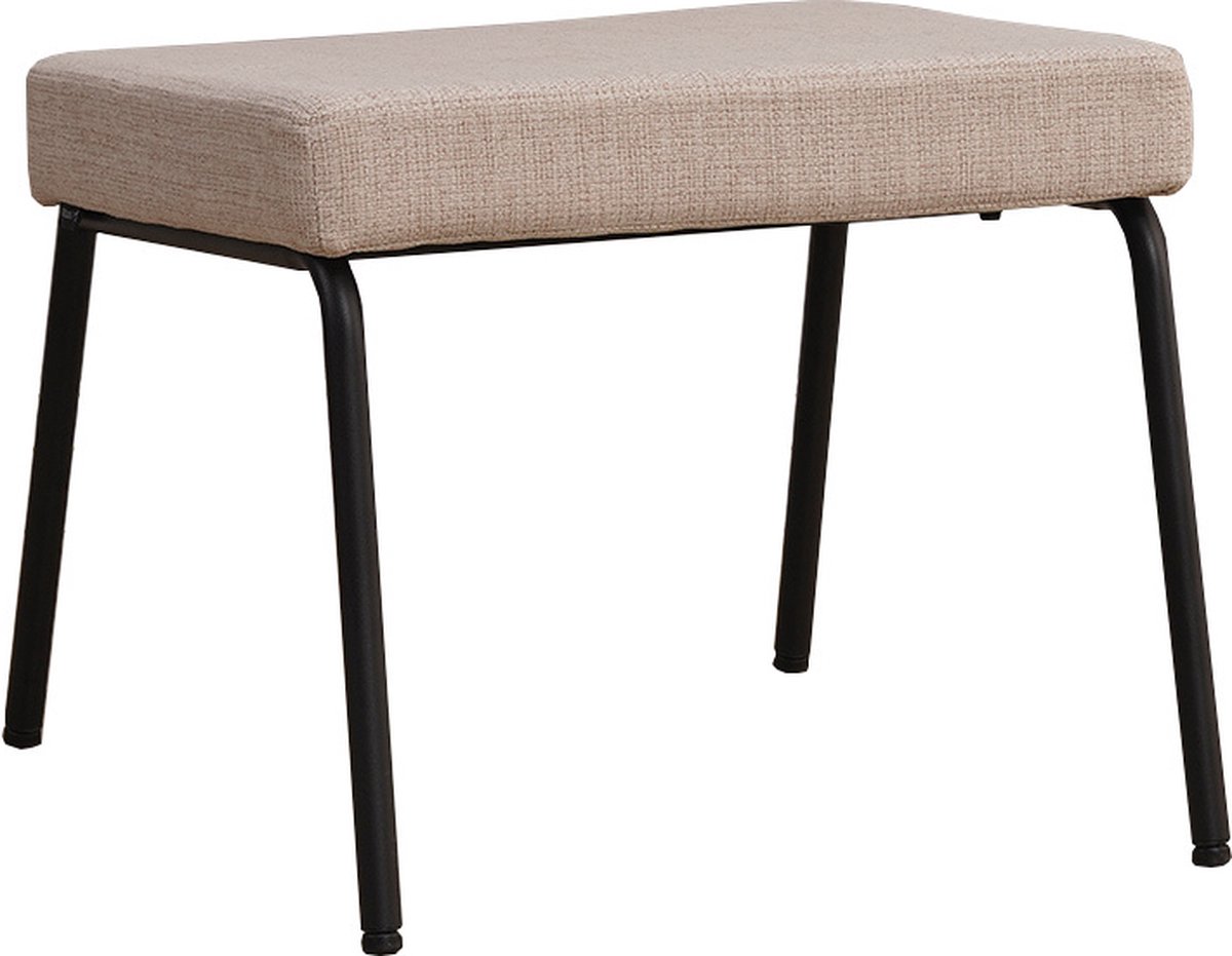 Bronx71 Hocker Espen Gerecyclede Stof. - Beige