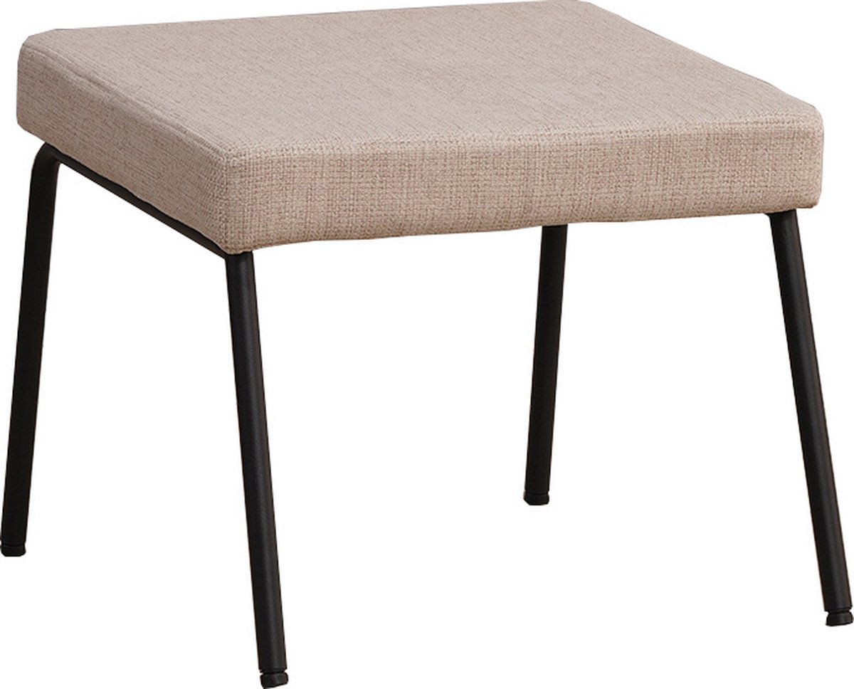 Bronx71 Hocker Espen Gerecyclede Stof. - Beige