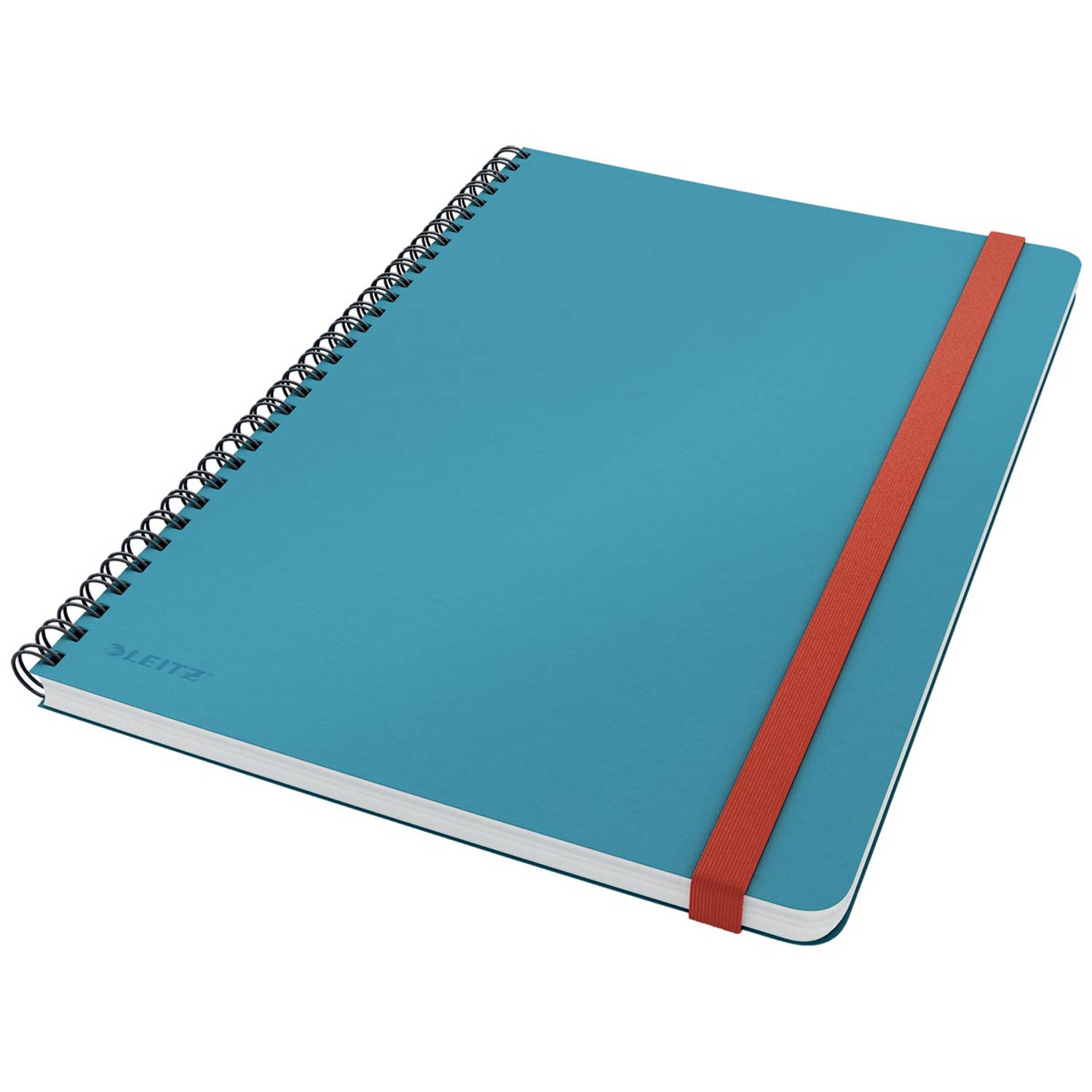 Leitz Cosy Notitieboek Met Spiraalbinding, Voor Ft B5, Geruit, Blauw 5 Stuks