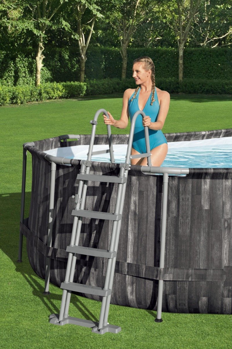 Bestway Flowclear Zwembadtrap - Voor Zwembaden Tot 122cm Hoog - Grijs