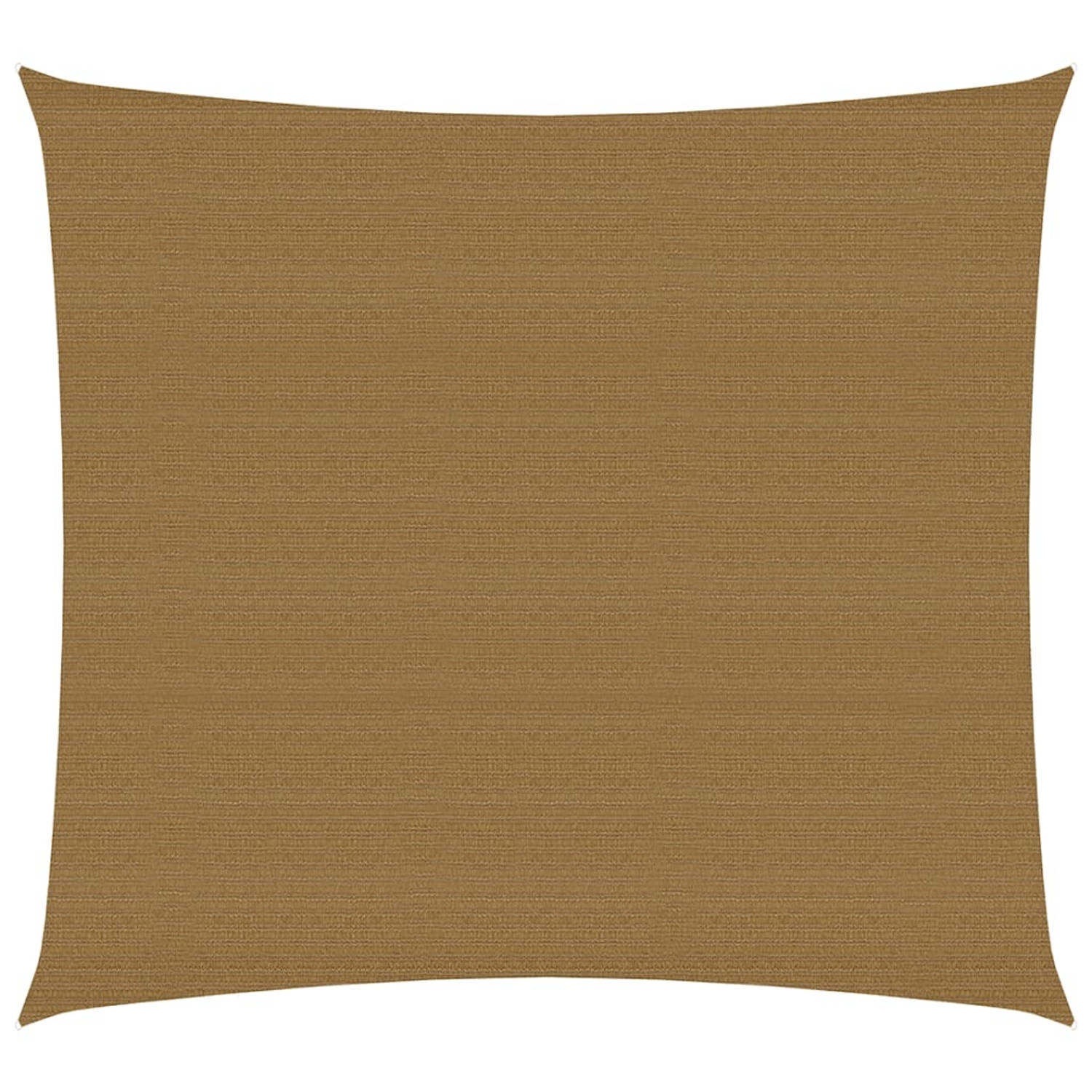 Vidaxl Zonnezeil 160 G/m² 3x3 M Hdpe Taupe