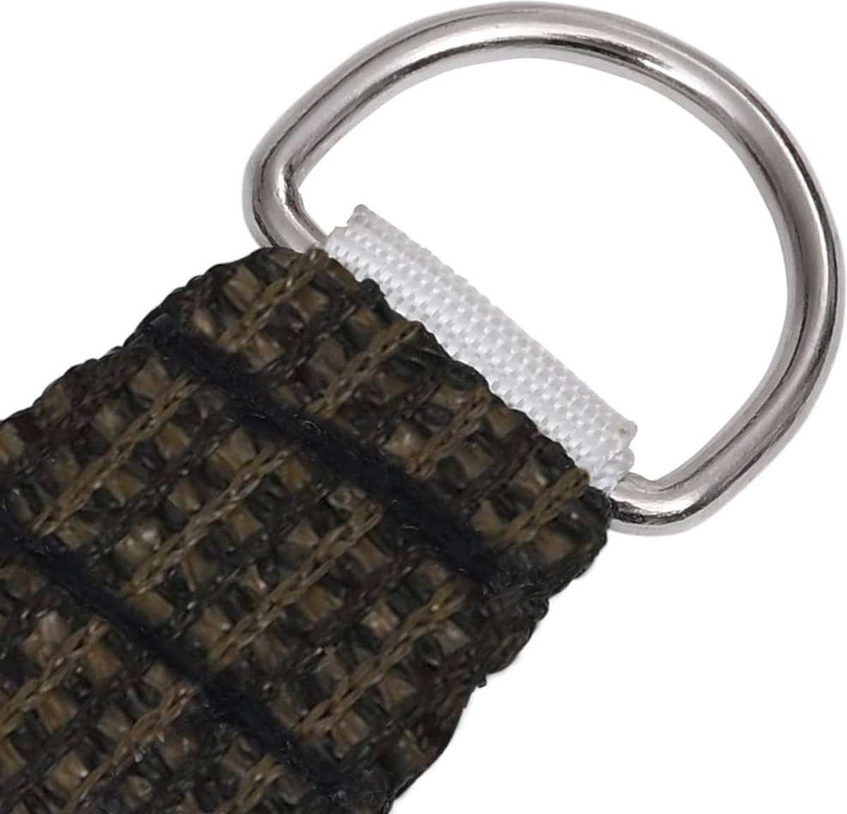 Vidaxl Zonnezeil 160 G/m?? 4,5x4,5x4,5 M Hdpe - Bruin