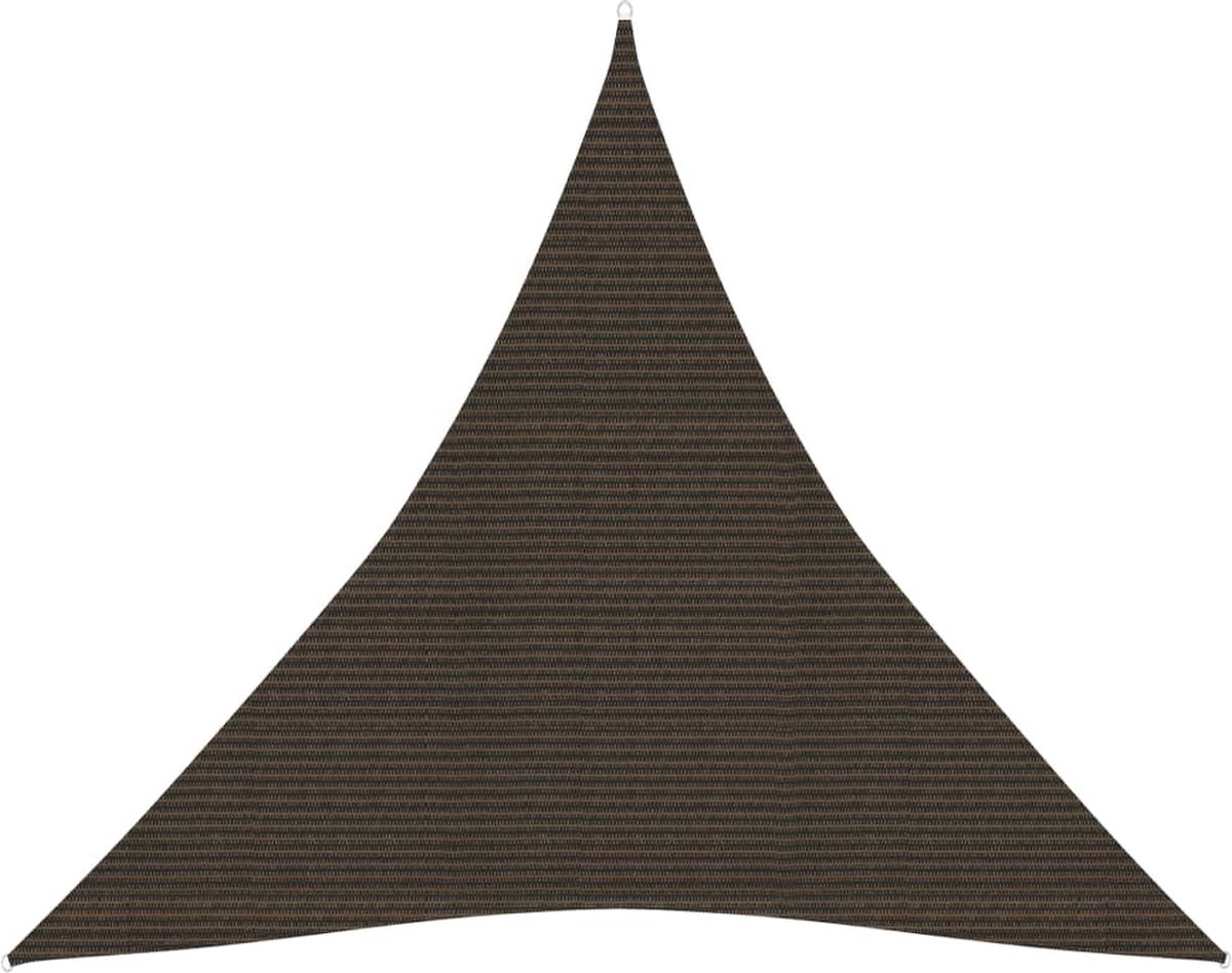 Vidaxl Zonnezeil 160 G/m?? 4,5x4,5x4,5 M Hdpe - Bruin