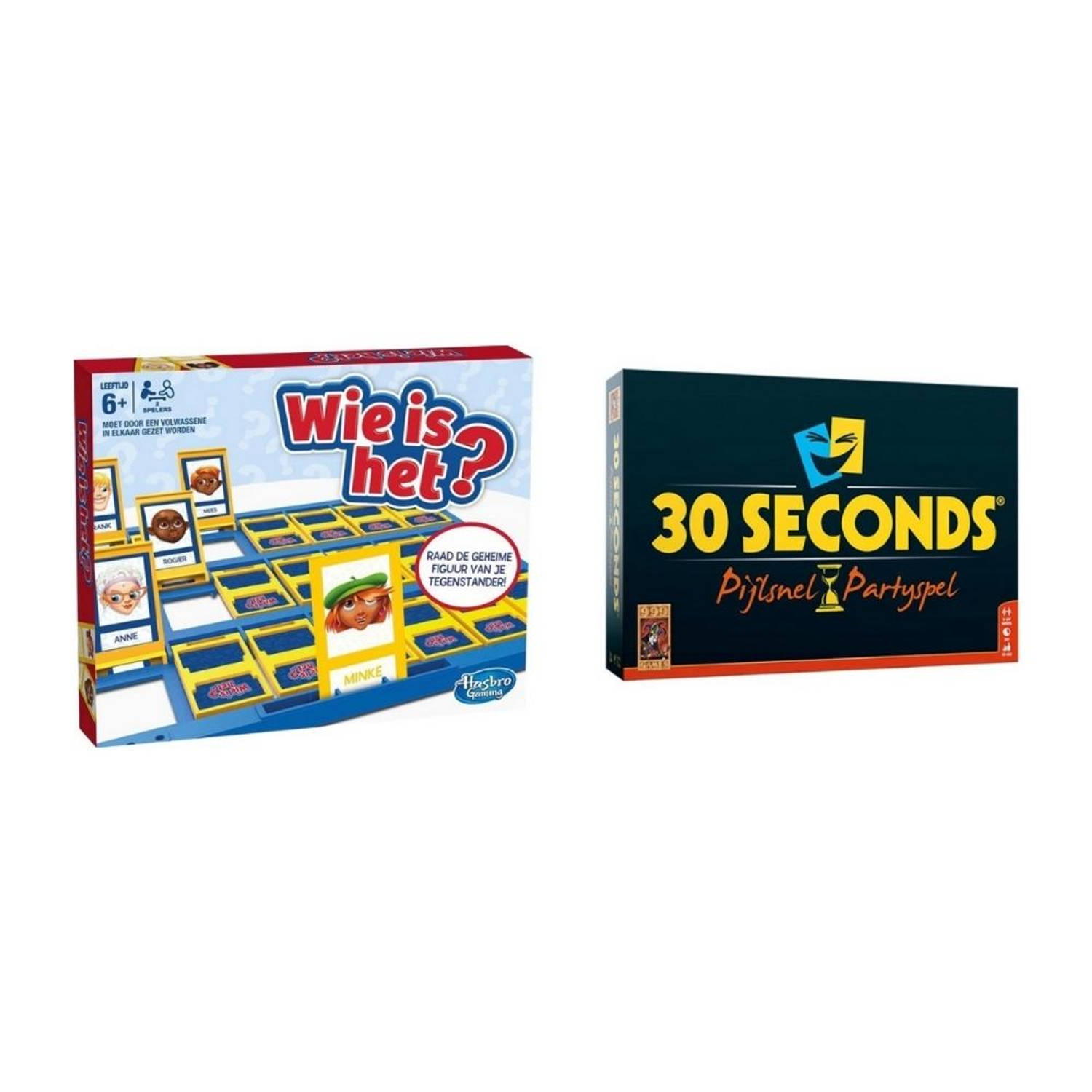 Hasbro Spellenbundel - 2 Stuks - Wie Is Het? & 30seconds