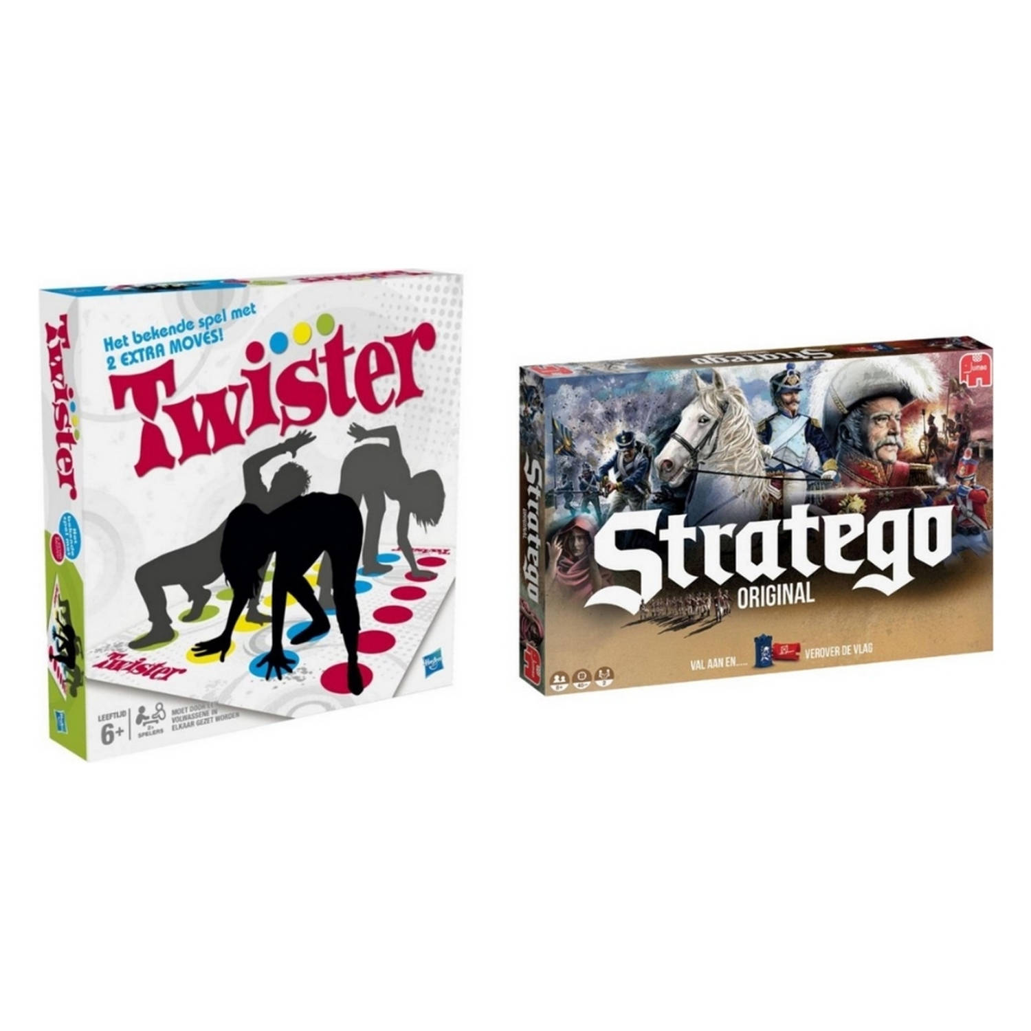 Hasbro Spellenbundel - 2 Stuks - Twister & Stratego