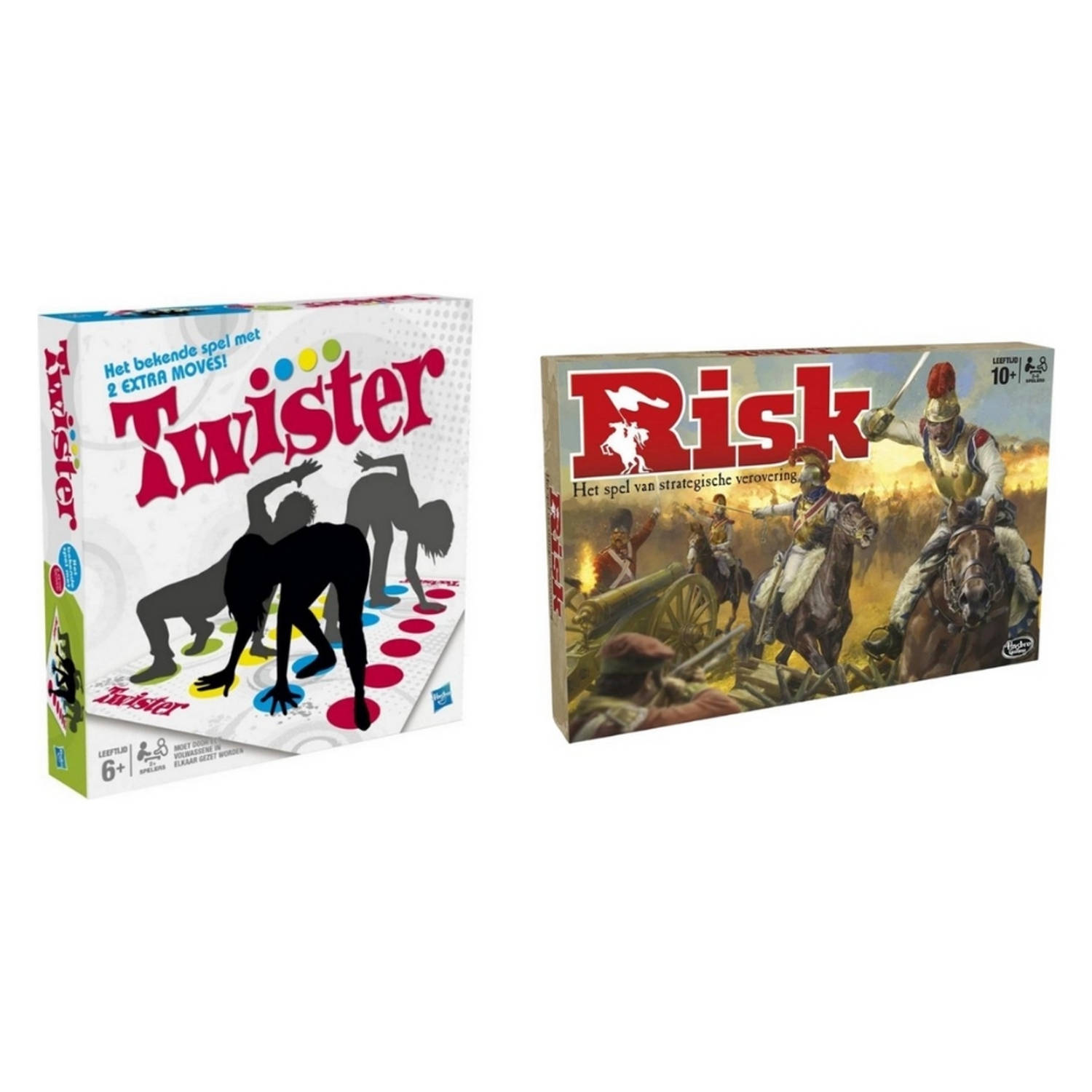 Hasbro Spellenbundel - 2 Stuks - Twister & Risk