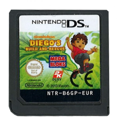 2K Games Go Diego Go Megabloks Bouwen en Redden (losse cassette)