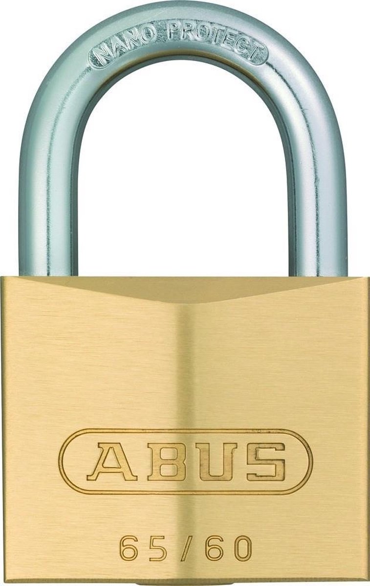 Abus Hangslot serie 65 - Gelijksluitend - 2 sleutels