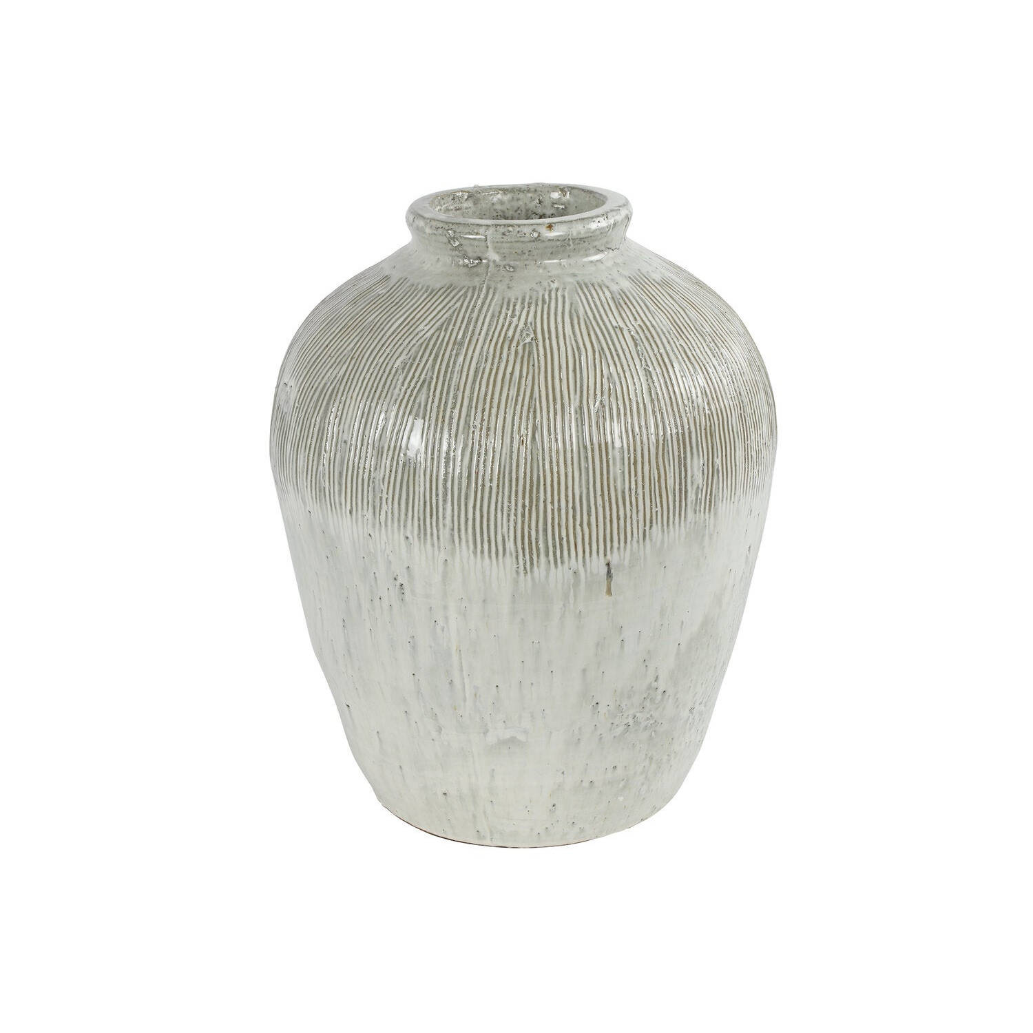 Vaas Gayle Van Steen - Wit/ 37 Cm - Groen