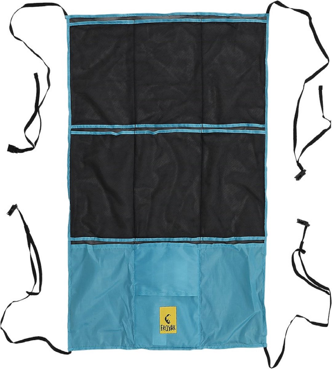 Basic Froyak Campingorganizer - 9-vakken - Opvouwbaar - 60 X 90 Cm - Blauw