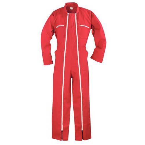 Coverguard Werkoverall met dubbele ritssluiting - - Rood