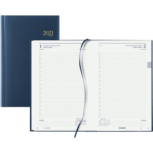 Agenda Saturnus dagindeling 13 x 21 cm - Jaar 2021